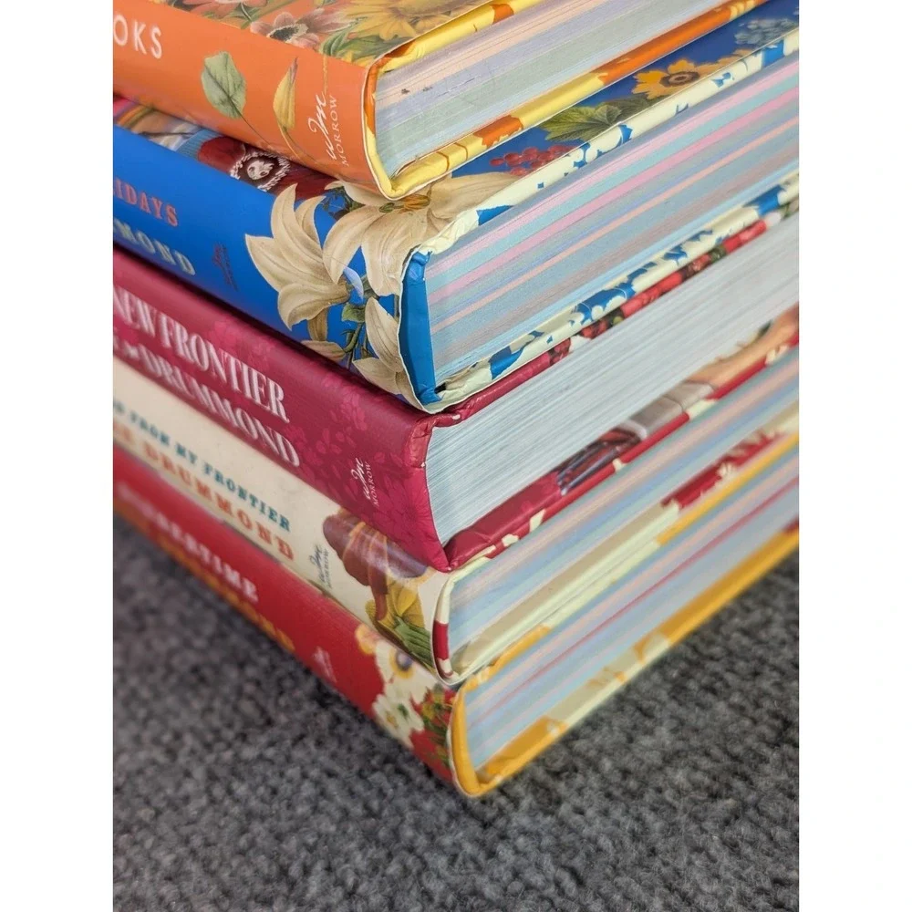 5 - The Pioneer Woman Cooks Cook Books Ree Drummond Hardback Dinnertime Holidays